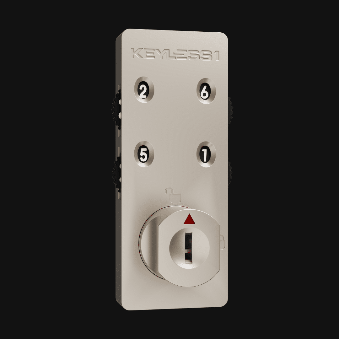 KEYLESS 360 Mechanical Combination Locker And Cabinet Lock With Key  Over-ride